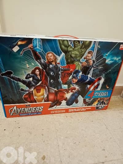 Avengers super puzzle toy set 4 in 1