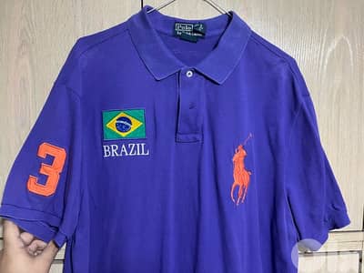 Ralph Lauren Brasil limited edition original verifried polo shirt 20