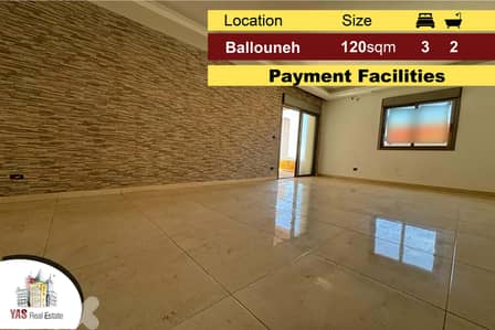 Ballouneh 120m2 | Brand New | Calm Area | Payment Facilities |MY