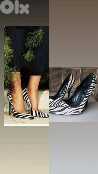 aldo shoes size 39 calf hair worn once