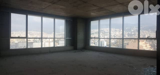 L08950 - Core & shell Office For Sale in Sin El Fil with great View