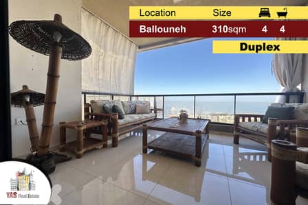Ballouneh 310m2 | Duplex | Super Luxurious | Panoramic View | Catch |