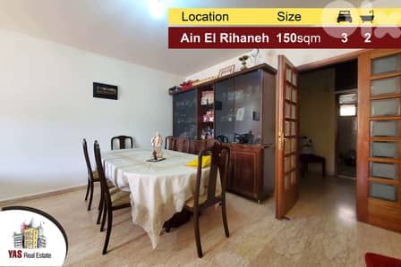 Ain El Rihaneh 150m2 | Well Maintained | Open View |