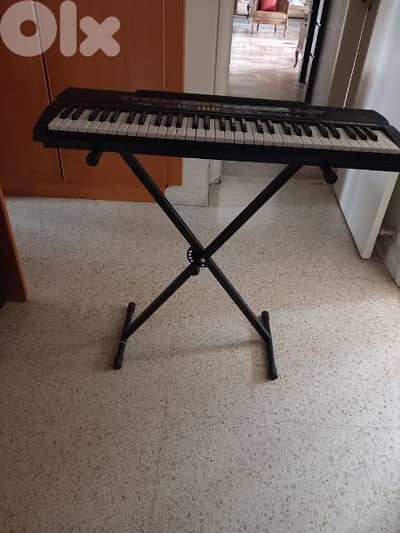 CASIO Keyboard CTK 520 L Key Lighting System  with New Stand