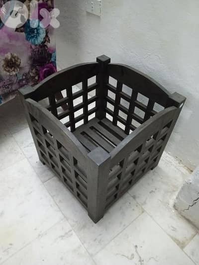 wooden boxes for pots