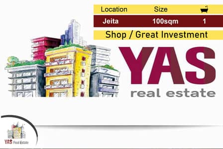 Jeita 100m2 | Shop/Showroom | Great Investment | Super Prime | EL