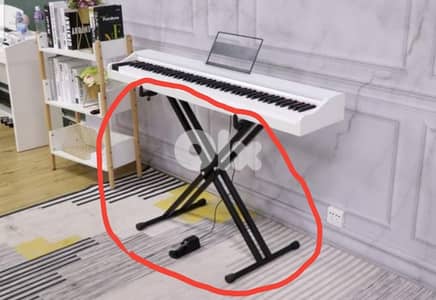 Stand piano or keybaord or Dj set  7 levels double X security lock