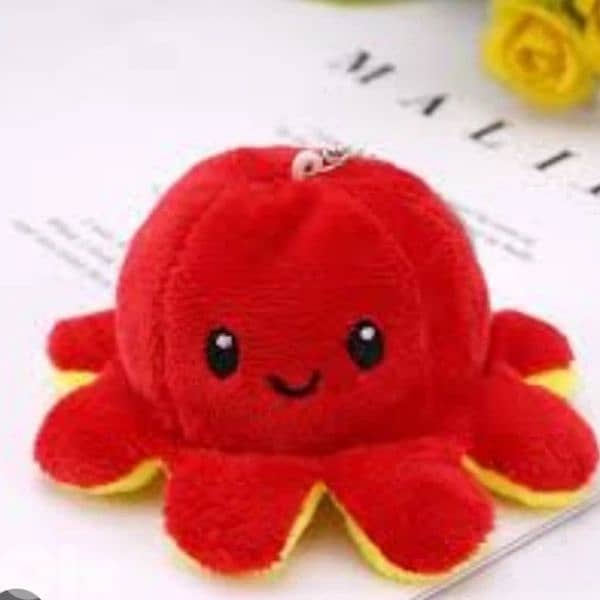funny moody octopus keychain !! 1