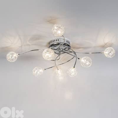 EGLO Ceiling lamp 8 soap chrome