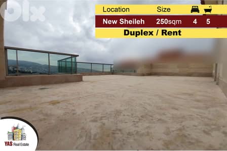 New Sheileh 250m2 | 80m2 Terrace | Duplex | Rent | IV/KS