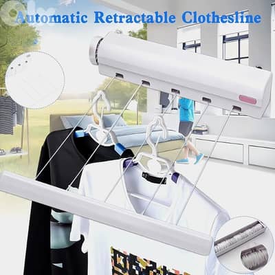 5-Line Automatic Laundry Clothesline