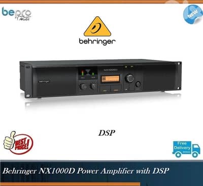 Behringer NX1000D Power Amplifier with DSP