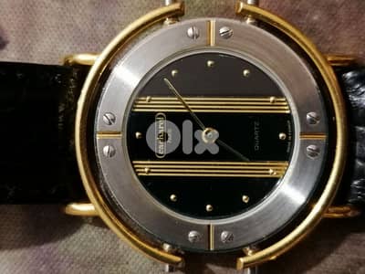 cacharel watch gold plated