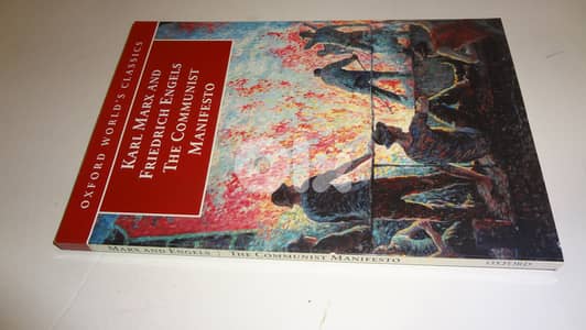 Karl Marx and Friedrich Engels "The communist manifesto" book
