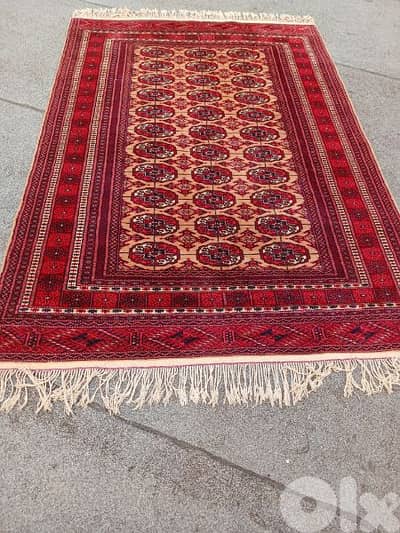 سجادة عجمية قياس186×125 مستعمل بسيط حالة ممتازة  350$