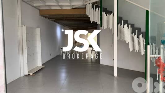 L14155-Spacious Shop With Mezanine for Rent In Mansourieh