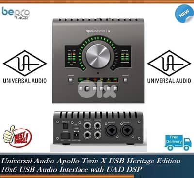 Universal Audio Apollo Twin X USB DUO 10x6 USB ,Heritage Edition