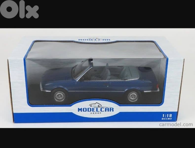 BMW 325i E30 ('85) diecast car model 1;18 6