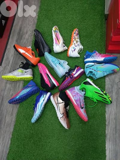 shoes football original Nike w adidas فوتبول حذاء اسبدرينات