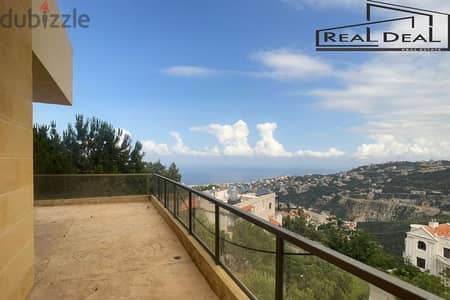 Apartment for sale in ghazir 200 sqm + 200 terrace شقة للبيع في غزير
