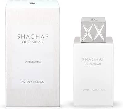 Swiss Arabian Shaghaf Oud Abyad Unisex Eau de Perfume, 75 ml