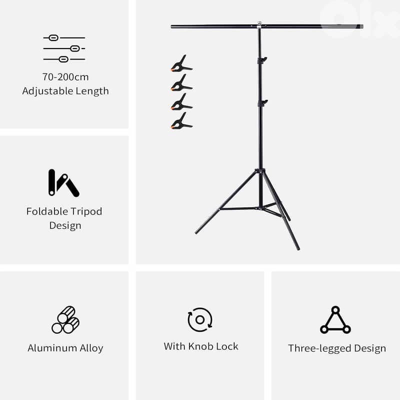 T-Shape Mini Background stand 150×200 2