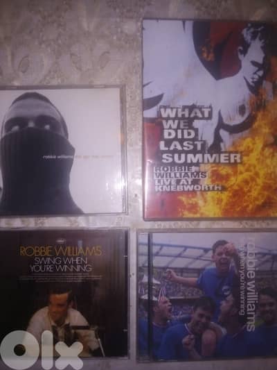 Robbie Williams 3 album cds 1 dvd collection