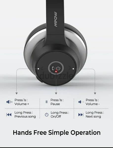 MPOW  HC5 BLUETOOTH headset for call & music+ microphone /4$ delivery 5