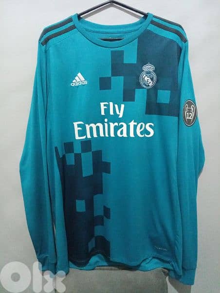 Real Madrid Modric football long sleeve shirt 1