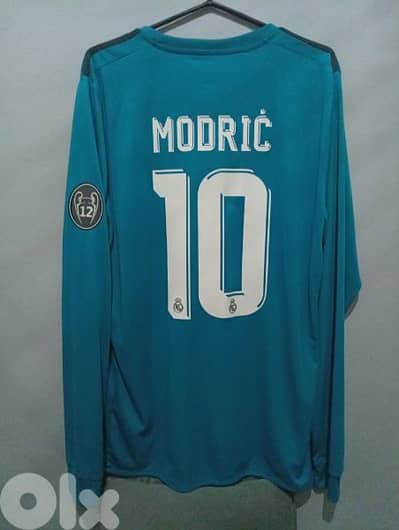 Real Madrid Modric football long sleeve shirt