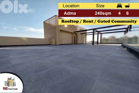Adma 240m2 | 195m2 Terrace | Rent | Rooftop | Gated Community | IV