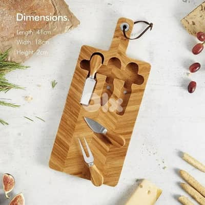 vonshef bamboo cheese board