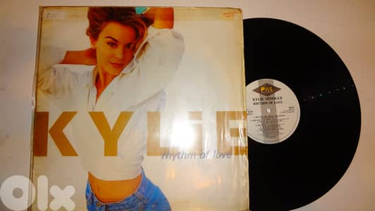 Kylie Minogue "Rhythm of love" album vinyl
