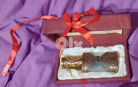 Perfume bottle in a gift box