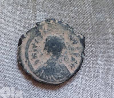 Ancient Eastern Roman coin for Emperor Anastasius I year 491 AD