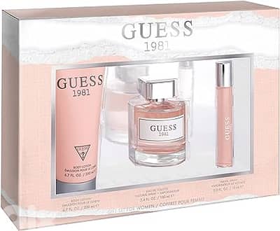 GUESS 1981 3 Pieces Gift Set For Women - EDT 100 ml + 200 Body Lotion