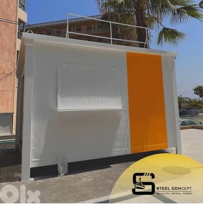 kiosk prefabricated house all size - بيوت جاهزة SPECIAL PRICE