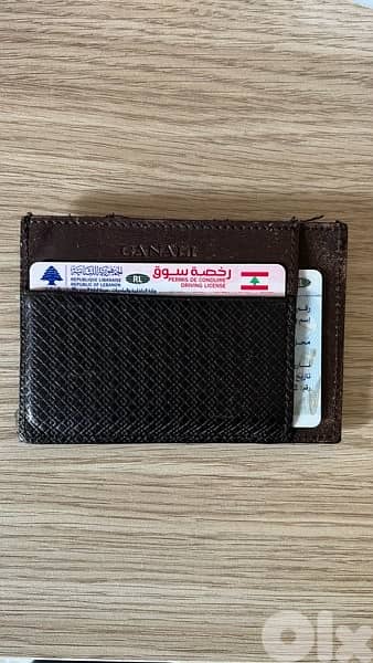 Canali card holder