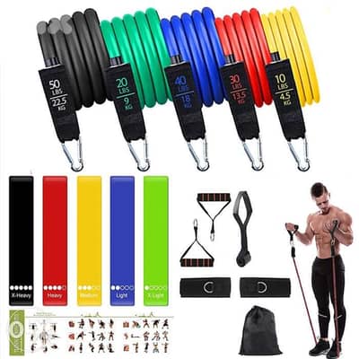 New offer two in one 16Pcs Elastic Resistance including set mini bands