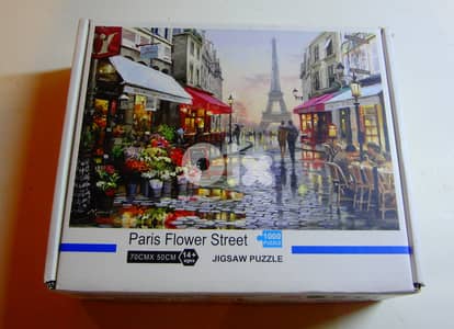 Paris flower street puzzle 1000 pcs 70*50cm