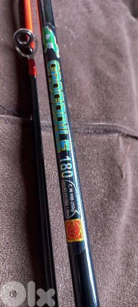 new fishing rod 1.80 cm crocodile