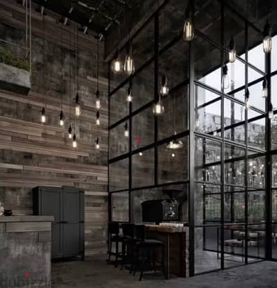 Open space high end building for restaurant gym gallery