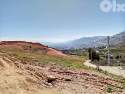 zahle ain el hajal 1200 sqm land for sale open view Ref#6047