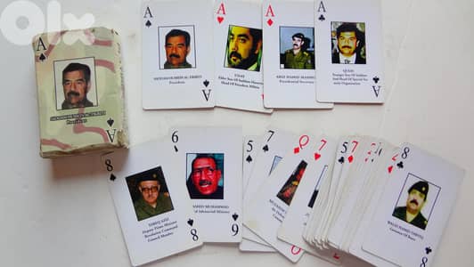 Iraqis  America s most wanted playing cards