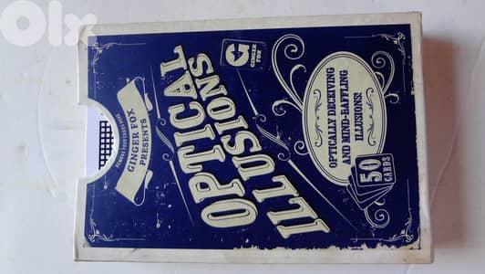 fifty optical illusion cards box set