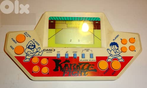 Vintage Casio Karate fight handled game