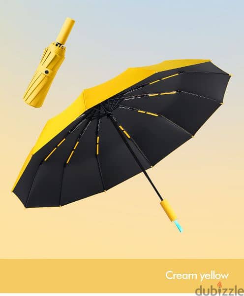 top quality automatic windproof umbrella 48k bones شمسية شماسي 11