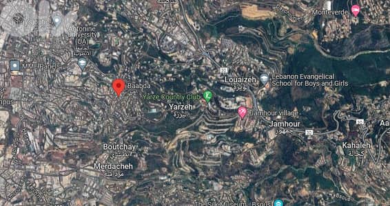 land for sale in Baabda(residential palace area)أرض قرب القصر الجمهوري