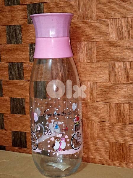 glass milk,water and juice bottles 2
