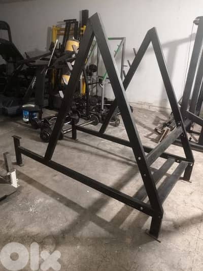 Squat rack used 03027072 GEO SPORT EQUIPMENT معدات نادي جديد ومستعمل